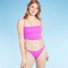 Women's Textured Cami Tank Bikini Top - Xhilaration Pink S, Women's,