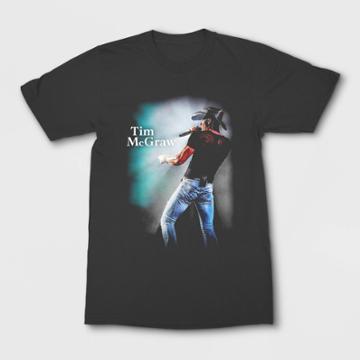 Merch Traffic Women's Tim Mcgraw Short Sleeve Graphic T-shirt - Black