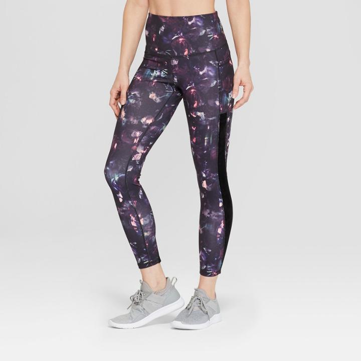 Women's Floral Print Studio High-waisted Leggings 25 - C9 Champion Black