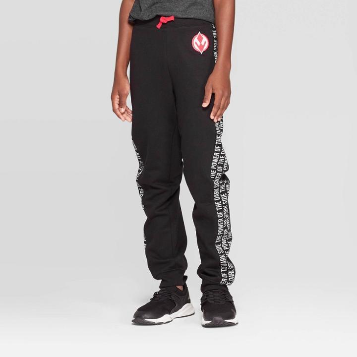 Boys' Star Wars Jogger Pants - Black L, Boy's,