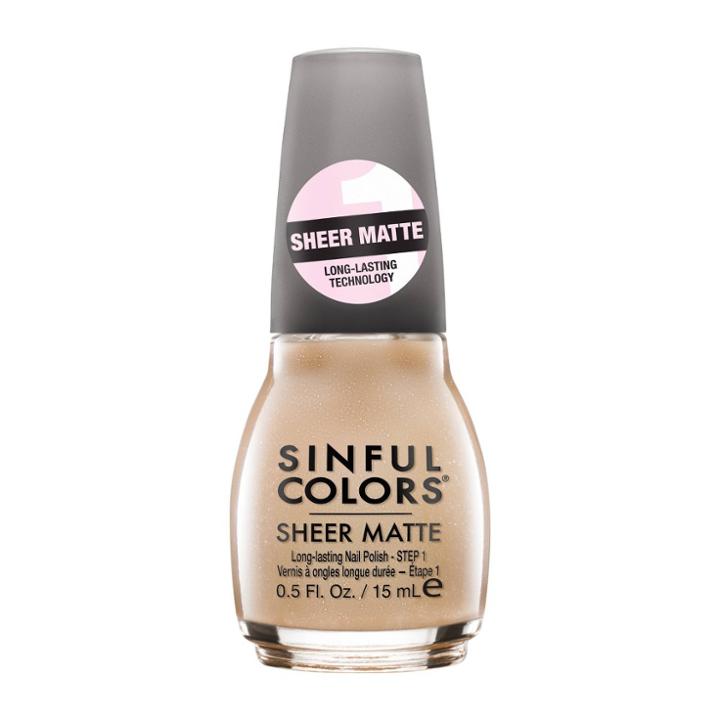 Sinful Colors Sheer Mattes Nail Polish - Frosted Sugar Cookie