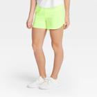 Girls' Run Shorts - All In Motion Lime Yellow Xs, Girl's, Green Yellow