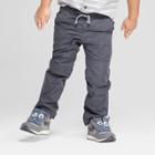 Toddler Boys' Cozy Lined Pull-on Pants - Cat & Jack Charcoal 18m, Boy's, Gray