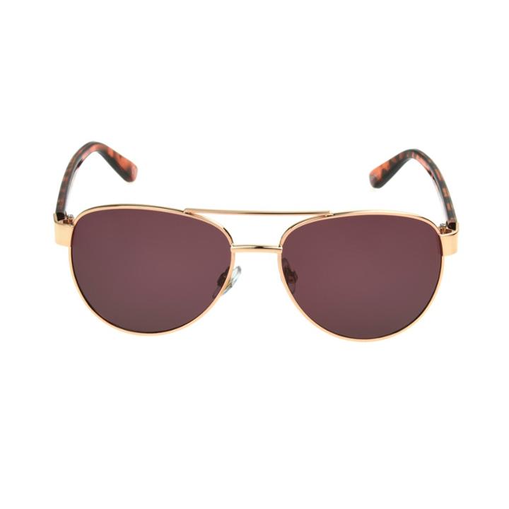 Women's Aviator Sunglasses - A New Day Bold Gold