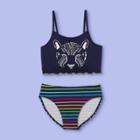 Girls' Laser Leopard Bikini Set - More Than Magic