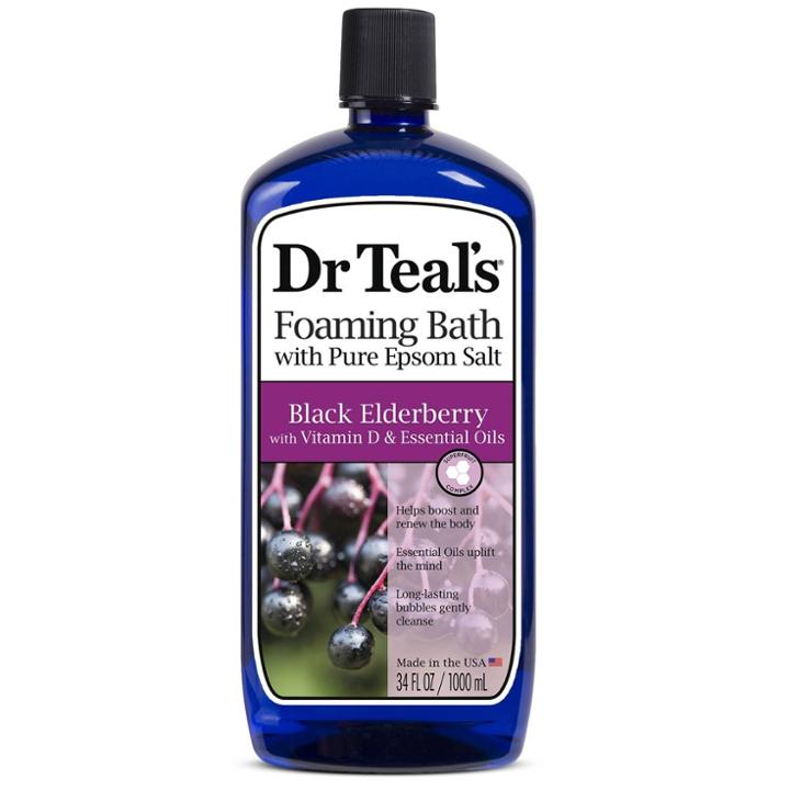 Dr Teal's Boost & Renew Elderberry Foaming Bubble Bath