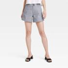 Women's High-rise Everyday Shorts - A New Day Gray