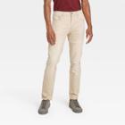 Men's Slim Fit Lightweight Jeans - Goodfellow & Co British Khaki 30x30, British Green
