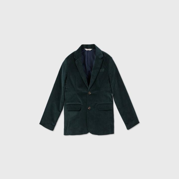 Boys' Velvet Holiday Suit Jacket - Cat & Jack Green