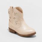 Toddler Girls' Aimy Western Boots - Cat & Jack Rose Gold
