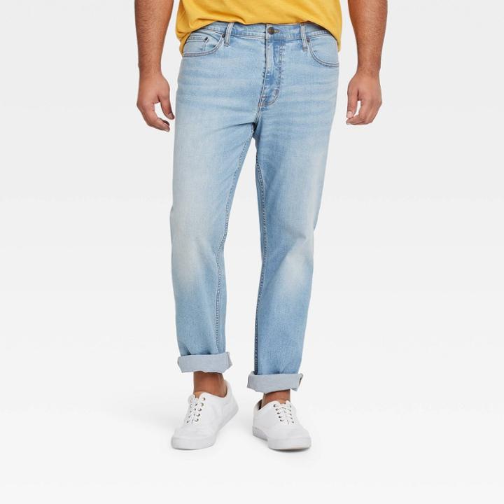 Men's Tall Skinny Fit Jeans - Goodfellow & Co Light Blue