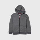 Oversizeboys' Fleece Zip-up Hoodie - Cat & Jack Gray