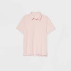 Men's Pique Golf Polo Shirt - All In Motion Pink S, Men's,
