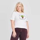 Ripple Junction Women's The Office Schrute Farms Plus Size Short Sleeve T-shirt (juniors') - White 1x, Women's,