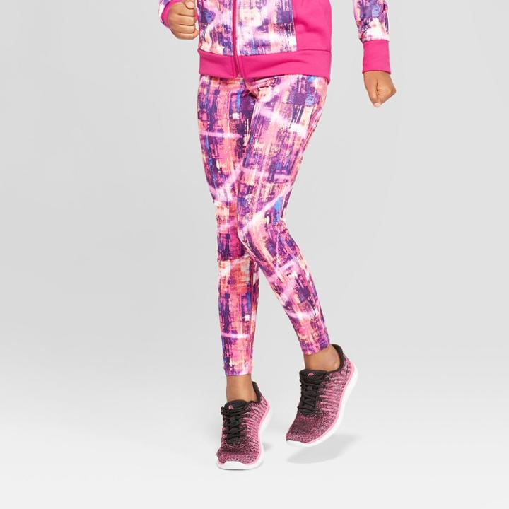 Girls' Activewear Leggings - C9 Champion Magenta M,