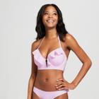 Women's Ruffle Push-up V-wire Bikini Top - Xhilaration Lilac D/dd Cup, Purple