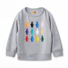 Toddler Adaptive Lego Minifigures Graphic Long Sleeve Sweatshirt - Lego Collection X Target Gray