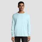 Hanes 1901 Men's Big & Tall Long Sleeve T-shirt - Sky Blue