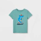 Toddler Boys' Shark Biking Graphic Short Sleeve T-shirt - Cat & Jack