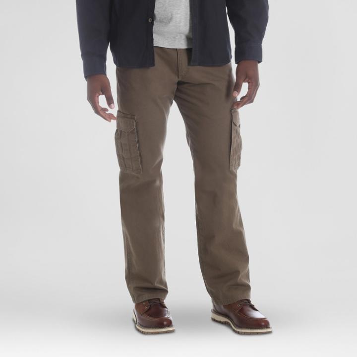 Wrangler Men's Relaxed Fit Straight Cargo Pants - Breen