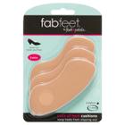 Women's Fab Feet By Foot Petals Back Of Heel Insoles Shoe Cushion Khaki - 3 Pairs, Adult Unisex, Size: