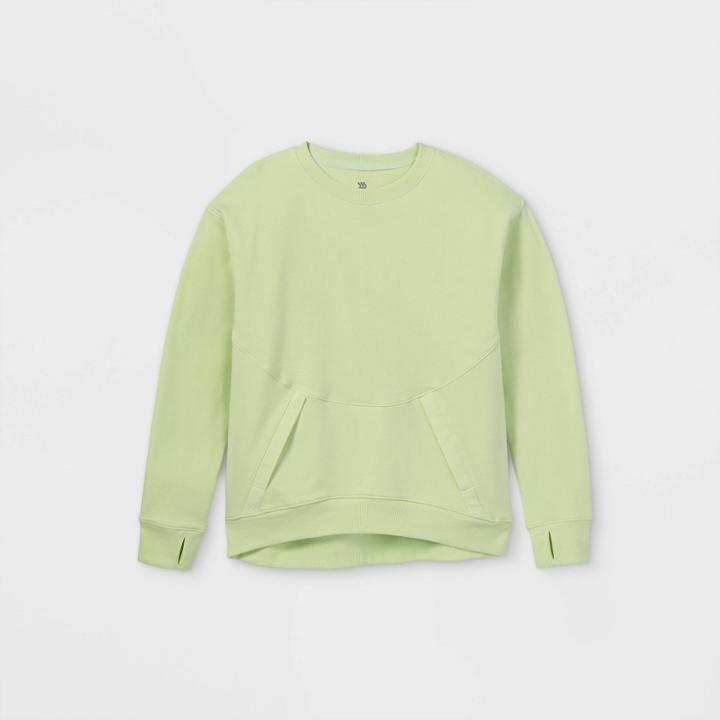Girls' Performance Lightweight Crewneck Sweatshirt - All In Motion