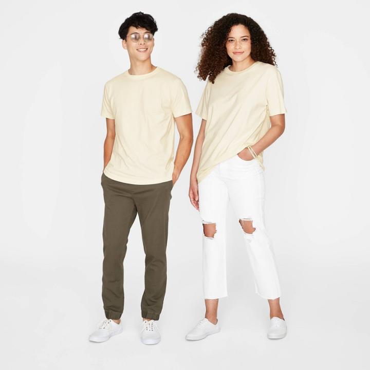 Adult Relaxed Fit Short Sleeve T-shirt - Original Use Cream