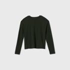 Women's Long Sleeve T-shirt - A New Day Green