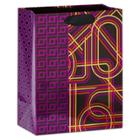 Papyrus Foil Geometrics Large Gift Bag,