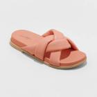 Women's Cosette Padded Slide Sandals - Universal Thread Coral Pink