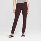 Women's Mid-rise Skinny Jeans - Universal Thread Burgundy