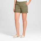 Women's 5 Chino Shorts - A New Day Olive (green)