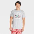 Men's Gnome Matching Holiday Pajama T-shirt - Wondershop Gray