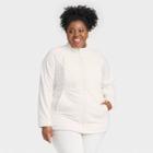 Women's Plus Size Polartec Fleece Jacket - All In Motion Cream