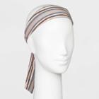 Striped Tie Headwrap - Universal Thread Blue