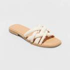 Women's Rian Slide Sandals - Universal Thread Off-white