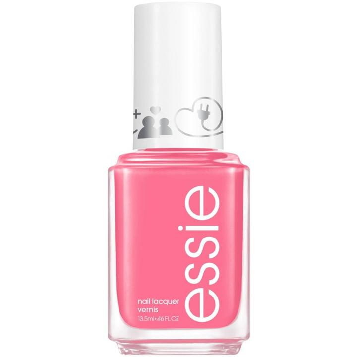 Essie Salon-quality Nail Polish, Vegan, Cyber Society, Pink, In Our Domain