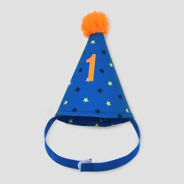 Baby Boys' Birthday Hat Headwrap - Just One You Made By Carter's Blue