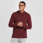 Men's Regular Fit Fleece Pullover Hoodie - Goodfellow & Co Pomegranate