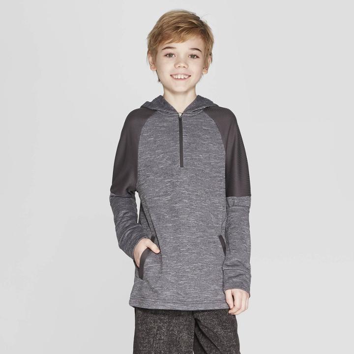 Boys' Spring Fleece Hoodie - C9 Champion Charcoal Grey