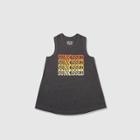 Modern Lux Women's Sunkissed Graphic Tank Top - Charcoal Gray