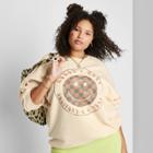 Women's Plus Size Ascot + Hart Graphic Pullover Sweatshirt - White