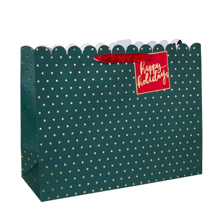 Spritz Large Scalloped Vogue Gift Bag -