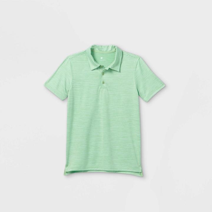 Boys' Striped Golf Polo Shirt - All In Motion