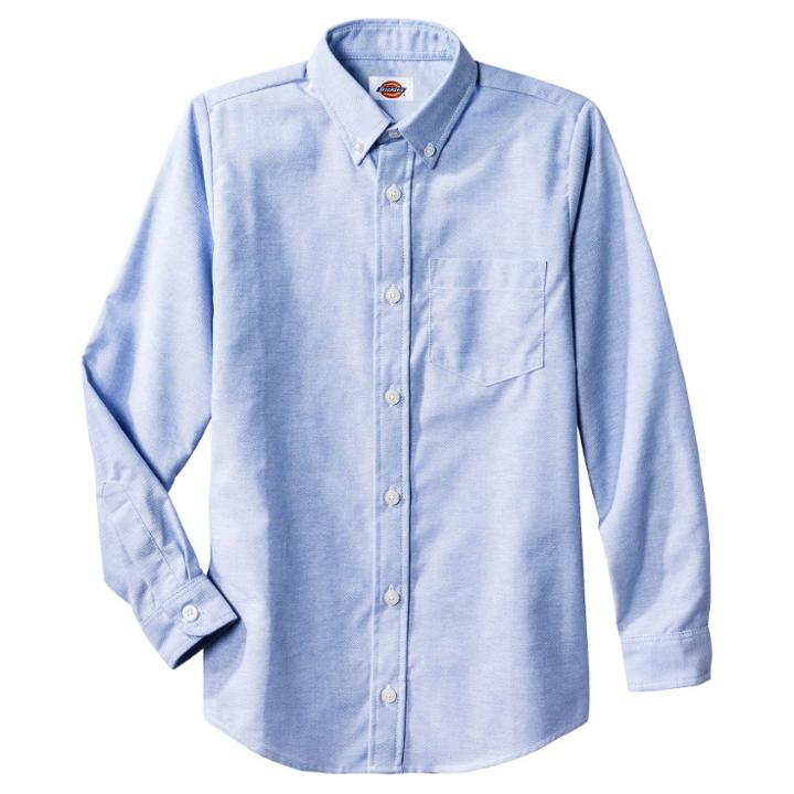 Dickies Boys' Long Sleeve Oxford