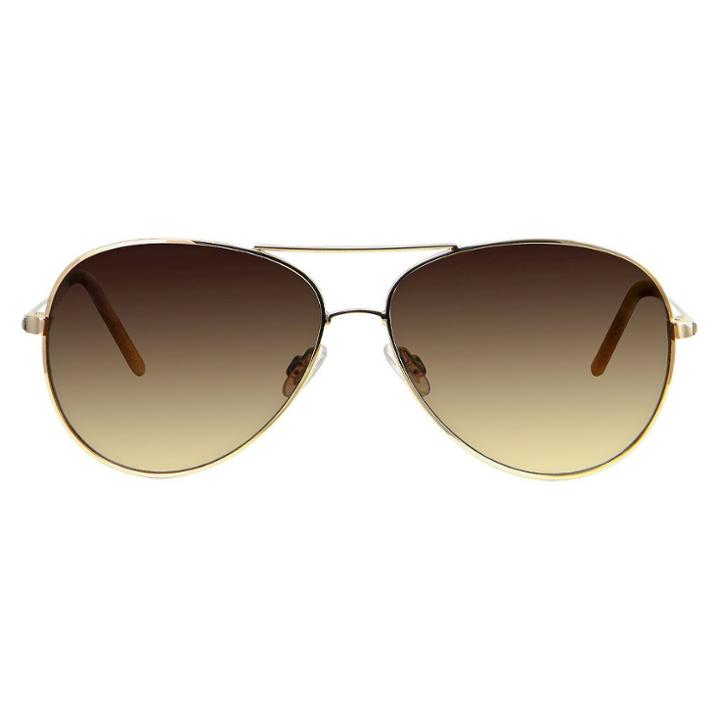 Outlook Eyewear Women's Aviator Sunglasses - Gold