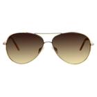 Outlook Eyewear Women's Aviator Sunglasses - Gold