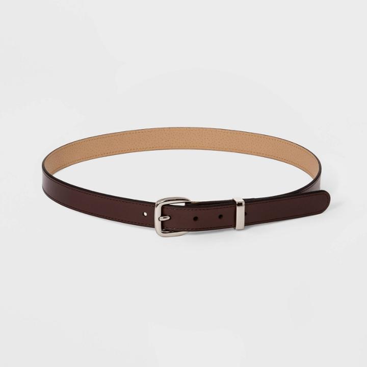 Women's Trouser Belts - A New Day Brown S, Women's,