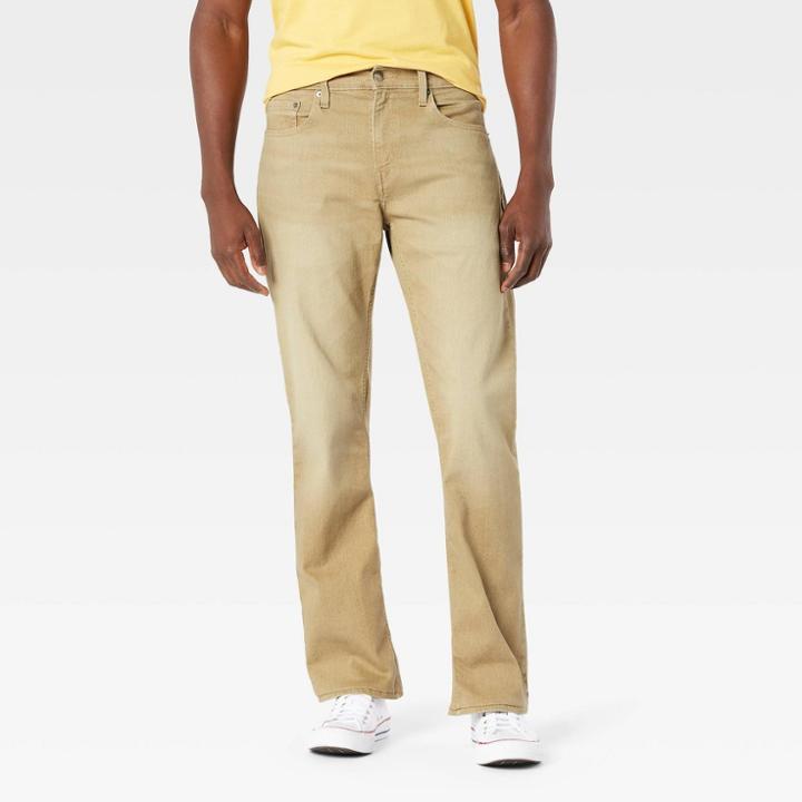 Denizen From Levi's Men's 285 Relaxed Fit Jeans - Light Beige