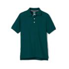 French Toast Boys' Uniform Short Sleeve Pique Polo Shirt - Green